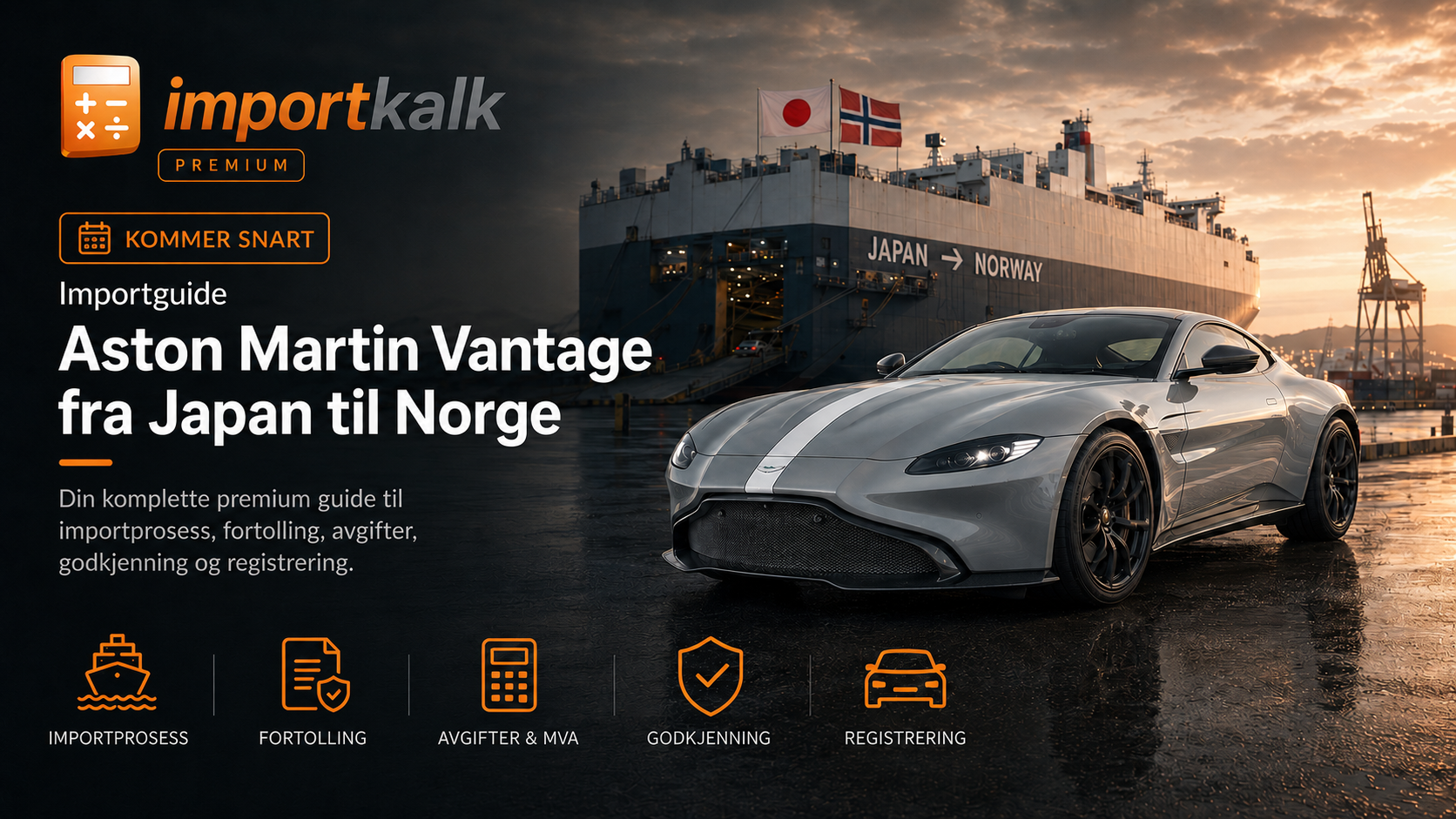 Importere bil fra Japan til Norge
