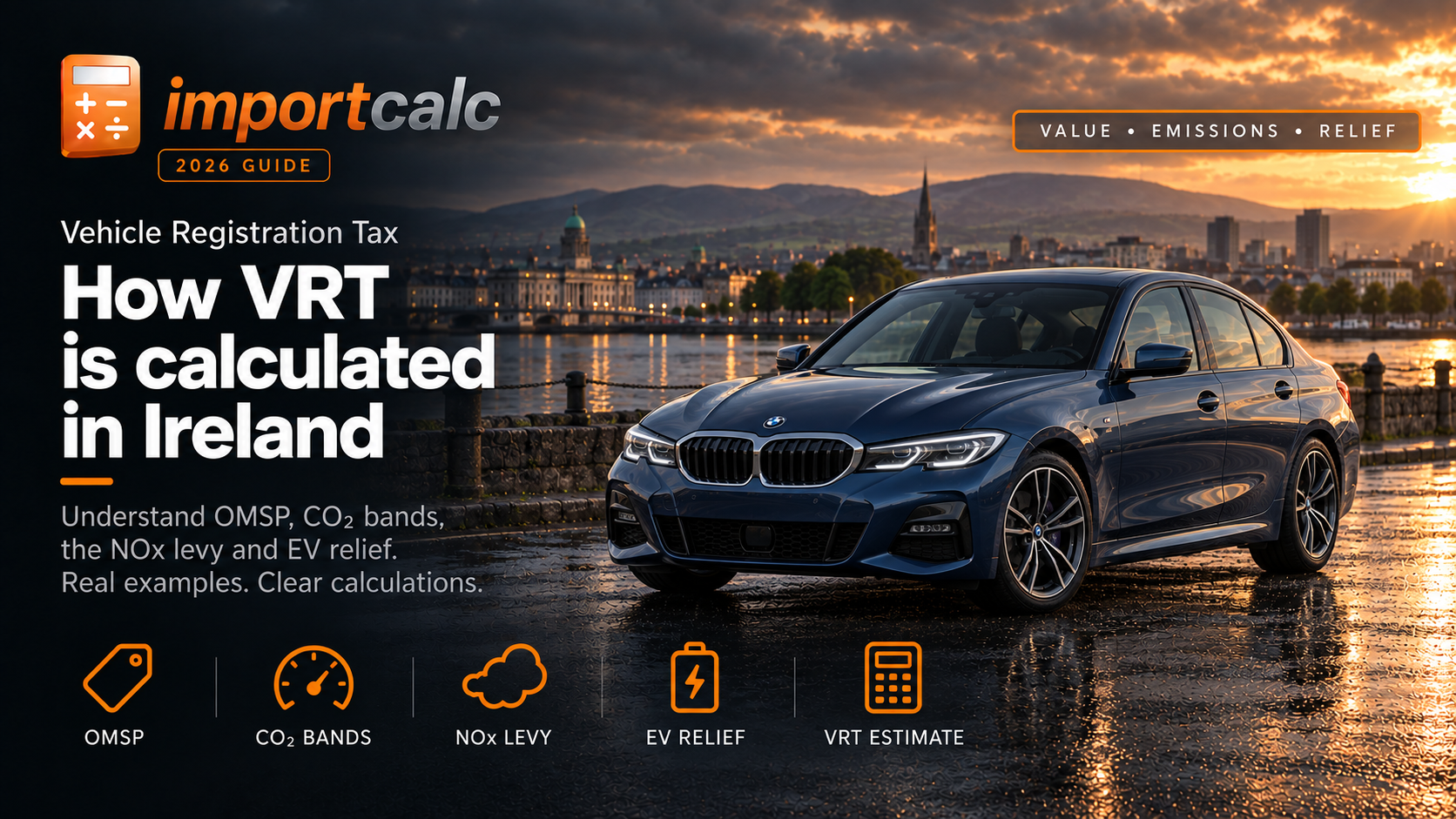VRT on imported cars explained: OMSP, CO2 bands and NOx